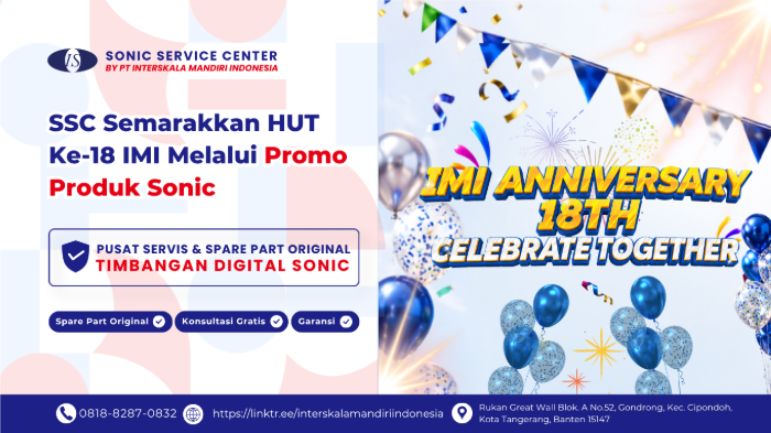 SSC Semarakkan HUT Ke-18 IMI Melalui Promo Produk Sonic